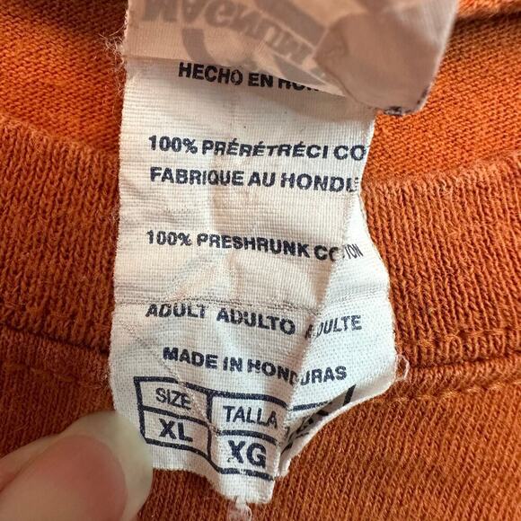 Delta Vintage 2009 Sturgis Motorcycle Rally Orange Tee Shirt - Picture 5 of 7